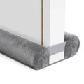 BKSAI Zugluftstopper für Türen Rückstandlos Türdichtung Haustür 60-110CM Windstopper Kälteschutz Schallschutz Unten Türbodendichtung Luftzugstopper gegen Zugluft, Schall & Insekten Waschbar