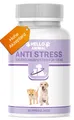 Hello Animal® Anti Stress Presslinge – hochdosiert Baldrian Beruhigungsmittel für Katzen und Hunde – wirkt unterstützend gegen Panikattacken, innere Unruhe und Angststörungen, rezeptfrei