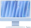 Apple iMac with 4.5K Retina display All-in-One Komplettlösung M4 RAM 16 GB SSD 256 10-core 1GbE Wi-Fi 6E Bluetooth 5.3 WLAN: 802.11a/b/g/n/ac/ax macOS Sequoia 15.0 Monitor: LED 61 cm 24" 4480 x 2520 Tastatur: Deutsch Blau (MWV13D/A)
