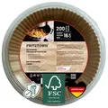 FRITZTOWN Backpapier Air fryer Backpapier, Backpapier für die Heißluftfritteuse, Air fryer Heißluftfritteuse Backpapier Einwegschalen 20 cm x 20 cm