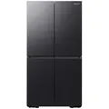Samsung French-Door, Schwarz, Metall, Kunststoff, Glas, 2 Schublade(n),2 Schublade(n) Schubladen, 91.2x177.9x72.3 cm, elektronische Temperaturregelung, No-Frost, Eiswürfelbereiter, Innenraumbeleuchtung, Griffmulde, WLAN-Steuerung, 20 Jahre Garantie auf Motor & Kompressor, Küchen, Küchenelektrogeräte, Kühl- & Gefrierschränke, Kühlschränke, Standkühlschränke