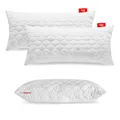 Softimi Gestepptes Premium Kissen 2er Set 50x90 cm Antiallergisch - Anti-Milbe - Geruchlos sofort verwendbar - Mit Härteeinstellung (2er Set 50x90 cm)