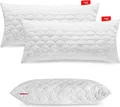 Kopfkissen Kissen Gestepptes 2er Set 50x90 cm Antiallergisch Anti-Milbe Softimi