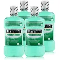 Listerine Fresh Mint 500ml - Für die tägliche Mundspülung (4er Pack )
