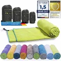 LightDry® Original Mikrofaser Sporthandtuch Backpack Reise-Handtuch - Sport & Fitness Badehandtuch saugfähig, leicht & antibakteriell und extrem schnell trocknend