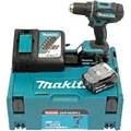 Makita Akku-Bohrschrauber DDF482RFJ, max. 1900 U/min, inkl. 2 Akkus 18V/3Ah, Ladegerät und Koffer blau