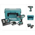 Makita DDF 482 RFJ Akku Bohrschrauber 18 V 62 Nm + 2x Akku 3,0 Ah + Ladegerät + Makpac