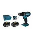 Makita Akku-Bohrschrauber DDF482RFJ, max. 1900 U/min, inkl. 2 Akkus