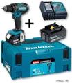 Makita Akku Bohrschrauber 2-Gang DDF482RFJ 18V + 2 Akkus + Ladegerät und Koffer