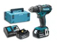 MAKITA Akku-Bohrschrauber 18 V / 3,0 Ah DDF482RFJ, 2 Akkus  Ladegerät im MAKPAC