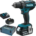 Makita DDF482RFJ Akku-Bohrschrauber 18V 2x 3Ah Akku Ladegerät im Makpac