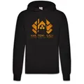 Urban Backwoods Hoodie Nakatomi Plaza Sign Herren Hoodie Shirt Stirb Skyscraper Hard Langsam (1-tlg) Weihnachten X-Mas Movie schwarz 2XL
