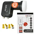 Dur-Line +Ultra Twin LNB 2 fach Ausgang 0,1dB Digital SAT Empfang HDTV UHD 4K 8K