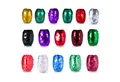 Bastelfreund® Geschenkband 18x Geschenkband Ringelband Set - verschiedene Farben - je Rolle 20m, 18 verschiedene Farben