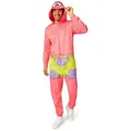 Opposuits Kostüm SpongeBob Patrick Onesie Fasching Karnevalskostüm, Damit versinkst Du schnell und bequem auf den Boden Deiner Couch! rosa XXL