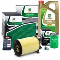 CASTROL FILTERS INSPEKTIONSPAKET FÜR AUDI A3 SEAT SKODA VW GOLF 5 6 TOURAN 1.6