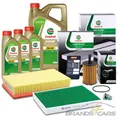 CASTROL FILTERS INSPEKTIONSPAKET FÜR VW MULTIVAN TRANSPORTER T5 BUS 1.9 2.5 TDI