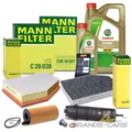 MANN-FILTER INSPEKTIONSPAKET FÜR BMW X3 G01 X4 G02 B46 B47 B48 BJ AB 2017
