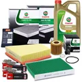 CASTROL FILTERS INSPEKTIONSPAKET FÜR SEAT IBIZA SKODA FABIA ROOMSTER VW POLO 1.2