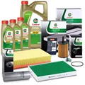 CASTROL FILTERS INSPEKTIONSPAKET FÜR VW MULTIVAN TRANSPORTER T5 BUS 1.9 2.5 TDI