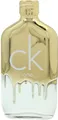 Calvin Klein Eau de Toilette CK One Gold, Holziger Unisex-Duft mit Feige, Jasmin, Veilchen und Vetiver.