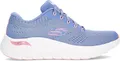 Skechers Damen Arch Fit 2.0 Big League Sneaker, Blue Mesh Pink Trim, 41 EU