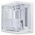 Lian Li O11 Dynamic Mini V2 PC-Gehäuse Weiß | Kompakter ATX Midi-Tower mit Zwei-Kammer-Design, Tempered Glass und modularem Aufbau