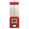 Kaugummiautomat Automat mit 2,00€ Münzeinwurf unbefüllt | mit Münzeinwurf, Kaugummiautomat Retro, Süßigkeitenautomat für Zuhause | Unbefüllt | 43,5cm hoch - 16cm tief I Einwurf 2,00EUR