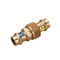 Sanpro Fitting - Pressfitting Kupfer Verschraubung flachdichtend, Größe V 15 (Pressfitting Kupfer Gas Wasser Trinkwasser Heizung Sanitär Fittings Kupferleitung)