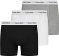 Calvin Klein Herren 3p Low Rise Trunk Boxershorts, (Schwarz/Grey/White) (3-er pack) Gr.XL