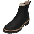 TOMS BENNET Chelseaboots Black Faux Fur schwarz 41 EU