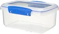 Sistema KLIP IT Frischhaltedose, 1 L, BPA-frei, stapelbar, blaue Clips