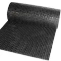 Ringgummimatte Meterware Ringmatte Schwarz Stärke 13mm 100x130cm