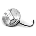 Audi 8Y0071000 Tankdeckel Aluminiumoptik Tankverschluss Deckel Ringe Logo, silber
