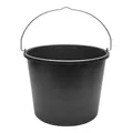 Garronda Baueimer 3 Pack 16 L – robuster Mörteleimer aus recyceltem Kunststoff mit Metallhenkel, stabiler Putzeimer und Maurerkübel für Baustelle, Garten und Haushalt GD-0168