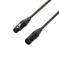 Adam Hall Cables 5 STAR DGH 0500 - DMX Kabel, Neutrik 5-Pol XLR male auf 5-Pol XLR female, schwarz, 5m
