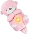 Fisher-Price Kuscheliger und beruhigender rosa Otter