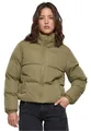 Urban Classics Damen Jacke Ladies Short Peached Puffer Jacket tiniolive XL