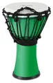 Djembe 7" Percussion Trommel PVC Kunststoff Fell klein Kinder Schnur grün
