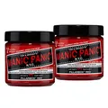 Manic Panic Pillarbox Red Crème Classic, vegane, tierversuchsfreie, semi-permanente Haarfarbe, 2 x 118 ml