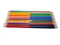 Pelikan  Zweifarb - Buntstifte , 12er Etui, 24 Farben, Bicolor, Runde Softstifte