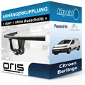 ORIS Anhängekupplung starr passend für Citroen Berlingo 11.2011-08.2018 neu