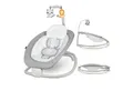 lionelo Babywippe PASCAL GREY DOVE, Verstellung der Rückenlehne Sanfte Vibrationen Anti-Rutsch-Kappen