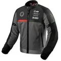 Revit Swiftblade, Textiljacke - Schwarz/Grau/Rot - M