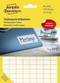 Avery Zweckform® 3306 3306 Universal-Etiketten - 13 x 8 mm, weiß, 3.712 Etikette