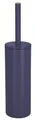 spirella WC-Garnitur AKIRA, Toilettenbürste, hygienischer Innenbehälter, pulverbeschichteter Stahl, elegantes Matt-Finish, satiniert, dunkelblau, Toilettenbürste mit hygienischem Innenbehälter, mit Deckel, matt-satiniert, dunkelblau