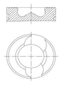MAHLE 030 98 00 Kolben für VW