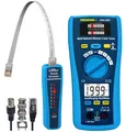 PANCONTROL LAN-Kabeltester RJ45/RJ11/BNC + Digitalmultimeter 300V CAT III