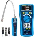 LAN-TESTER + DIGITAL-MULTIMETER CAT III 300V