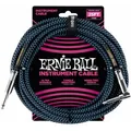 Ernie Ball 6060 Instrumentenkabel 7,62 m Schwarz/Blau